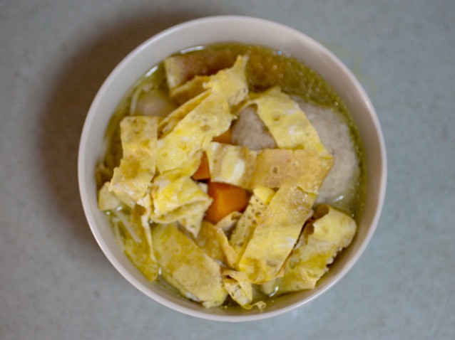 Passover – Matzo Ball Soup WIth “Egg” Noodles