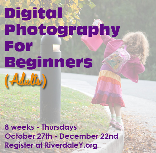 New Class – Digital Photography For Beginners (Adults)