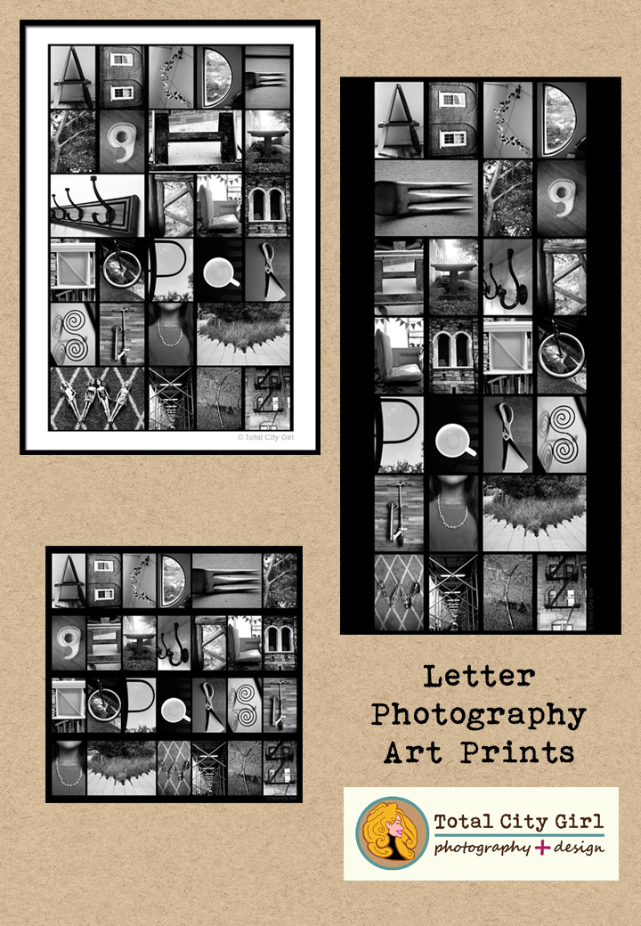 Letter Photography Art Prints