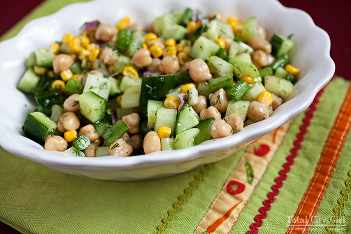 CHick Pea Salad by Total City Girl, Stacey Natal