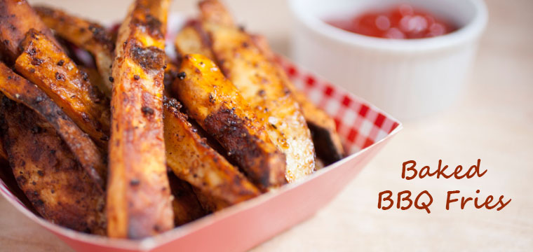 Easy Recipe:  Baked BBQ Fries