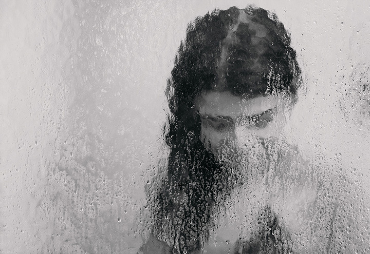 Portrait - Girl in shower