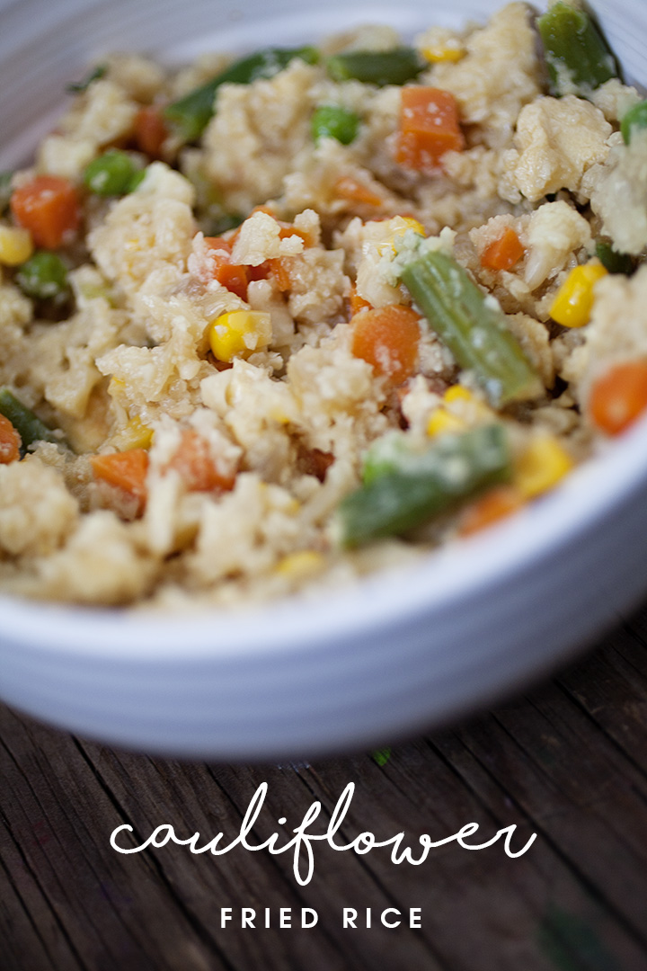 Easy Recipe - Cauliflower Fried Rice with Vegetables