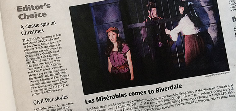 In The Press:  Les Miserables